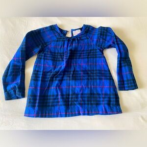 Hanna Andersson Blue Flannel, Like New!
